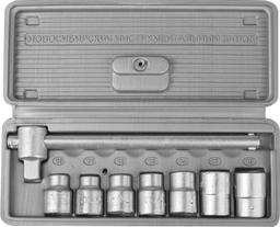НИЗ Шоферский инструмент №1, 8 предм., 1/2", набор торцовых головок в пластиковом кейсе (2761-10) - 1