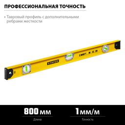 STAYER I-Bar 180?, 800 мм, двутавровый, уровень с поворотным глазком (3470-080) - 4