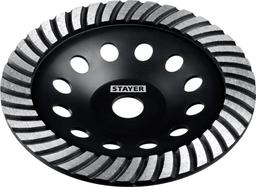 STAYER Турбо, d 180 мм, сегментированная алмазная шлифовальная чашка (33380-180) - 1