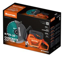 KRAFTOOL 3700 Вт, 400 мм, без диска, бензорез по бетону (бетонорез) (K770-16) - 10