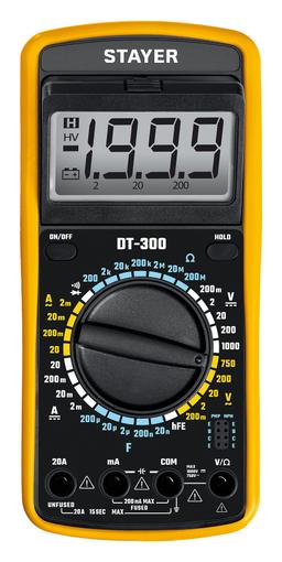 STAYER DT-300 Цифровой мультиметр (45321) - 1