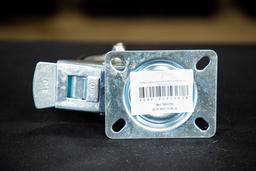 Колесо поворотное резина SRCLb 55 125 мм с тормозом (N), 1024208 - 8