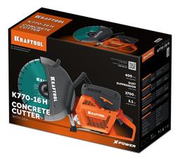KRAFTOOL 3700 Вт, 400 мм, диск в комплекте, бензорез по бетону (бетонорез) (K770-16 H) - 10