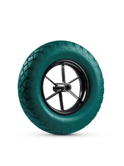KRAFTOOL MAXDrive на спицевом диске, 4.80/4.00-8 х 380 мм, для тачек (арт. 39860, 39862), подшипник - 20 мм, колесо полиуретановое для тачек (39869) - 1