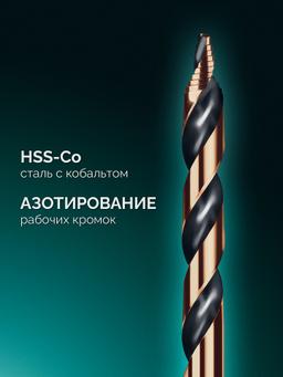 KRAFTOOL STEP POINT, 10 шт, набор сверл по металлу для винтовёртов и шуруповертов IMPACT READY (29653-H10) - 3
