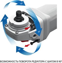ЗУБР  1500 Вт, d125 мм, УШМ, Профессионал (УШМ-П125-1500 ПСТ) - 8