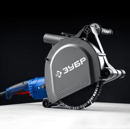 ЗУБР d 180 мм, 2200 Вт, 45 мм, штроборез (бороздодел), Профессионал (ЗШ-П45-2200 ПТ) - 2