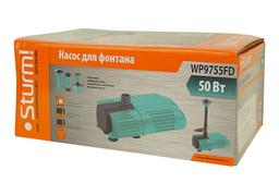 WP9755FD Насос фонтанный Sturm! 55Вт, 35л/м, напор 2.5м, глуб погруж 3м,10м. каб.,4 насадки - 11