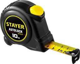 STAYER AutoLock, 10 м х 25 мм, рулетка с автостопом (2-34126-10-25) - 1