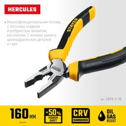 STAYER Hercules, 160 мм, комбинированные плоскогубцы (2203-1-16) - 2
