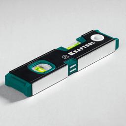 KRAFTOOL KOMPAKT-200, 200 мм, усиленный профиль, с зеркальным глазком, компактный магнитный уровень (34782) - 3