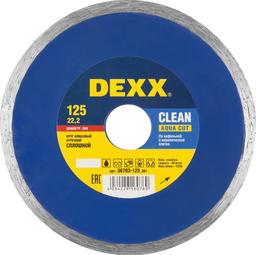 DEXX Clean Aqua Cut, 125 мм, (22.2 мм, 5 х 1.8 мм), сплошной алмазный диск (36703-125) - 1