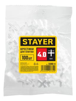 STAYER 4 мм, 100 шт, крестики для плитки (3380-4) - 2