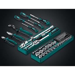 KRAFTOOL GRAND-99, 99 предм., (1/2"+1/4"), Универсальный набор инструмента (27978-H99) - 6
