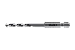 STAYER НЕХ-1/4″, d 3.0 х 84 мм, сверло по металлу для винтовёртов и шуруповертов IMPACT READY (29603-3) - 1