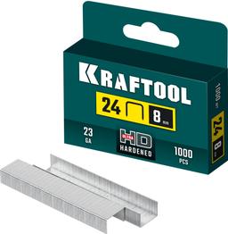KRAFTOOL скобы тип 24, 8 мм, калибр 23GA. 1000 шт (31724-08) - 1