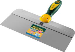 KRAFTOOL 300 мм, широкое полотно, алюминиевая направляющая, двухкомпонентная ручка, нержавеющий, фасадный шпатель (10036-300) - 2