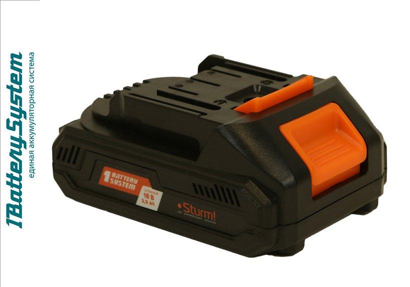 SBP1802 аккумулятор Sturm! 1BatterySystem, 18 В, 2Ач