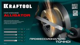 KRAFTOOL ALLIGATOR набор напильников, двухкомпонентная рукоятка, 200 мм - 6