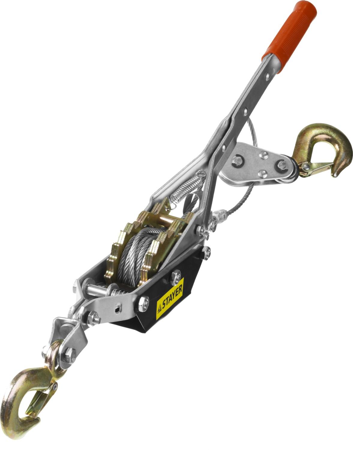 STAYER MAXPull, 2 т, 2 м, ручная рычажная лебедка (4310-2)