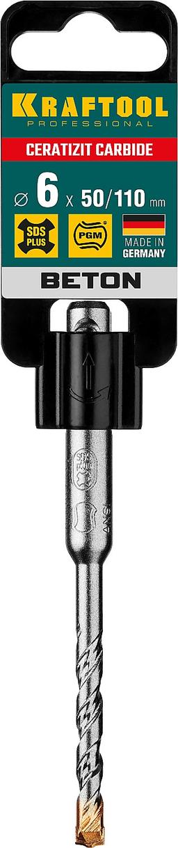 KRAFTOOL Cerazit Carbide, 6 х 110 мм, SDS-plus бур (29320-110-06) - 2