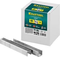 KRAFTOOL тип 21GA (80/Pr A/Senco AT) 14 мм, 5000 шт, скобы для степлера (31780-16) - 1