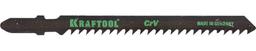 KRAFTOOL T144D, EU-хвост., по дереву, быстрый рез, шаг 4 мм, 75 мм, 2 шт, полотна для лобзика (159521-4) - 1