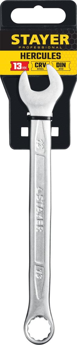 STAYER HERCULES, 13 мм, комбинированный гаечный ключ, Professional (27081-13) - 2