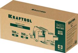 KRAFTOOL Steel, 150 мм, стальные слесарные тиски (32701-150) - 3