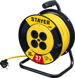 STAYER S-225, ПВС, 2 х 2.5 мм2, 30 м, 3750 Вт, силовой удлинитель на катушке (55070-30) - 1