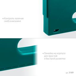KRAFTOOL STRIKE, 3-в-1: тип 53 (A/10/JT21) 23GA (6 - 10 мм)/13/23, пластиковый мощный степлер (3189) - 6