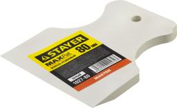 STAYER MAXFlat, 80 мм, для затирки швов эластичный, белый, резиновый шпатель (1027-80) - 2