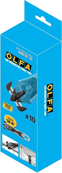 OLFA SK-16 для ножа, 10 шт, лезвие (OL-SKB-16/10) - 7