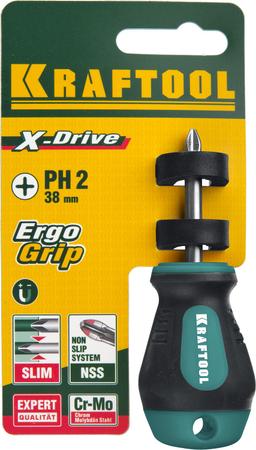 KRAFTOOL Х-Drive, PH2 x 38, отвертка (250072-2-038) - 2