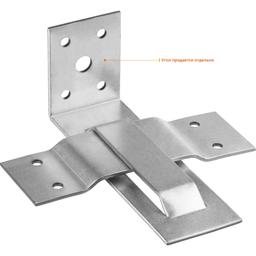 ЗУБР СОС-2.0, 40 x 120 (60) x 2 мм, пластина, скользящая опора для стропил (310166-060) - 2