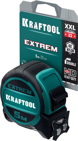KRAFTOOL Extrem, 5 м х 32 мм, рулетка со сверх широким полотном (34127-5) - 3