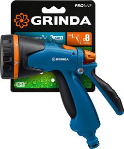 GRINDA  B-8, 8 режимов, курок сзади, двухкомпонентный, поливочный пистолет, PROLine (429110) - 2