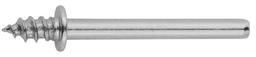 ЗУБР 3.2, L 40, оправка для фетровых кругов (35941) - 1