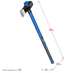 ЗУБР  Фибергласс, 3600/4400 г, 900 мм, строительный колун-кувалда, Профессионал (20623-36) - 2