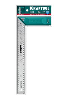 KRAFTOOL SR-40, 400 мм, высокоточный разметочный столярный угольник (3449-40) - 2