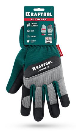 KRAFTOOL ULTIMATE р.XL (10), профессиональные комбинированные перчатки, работа с сенсорными экранами (11299-XL) - 2