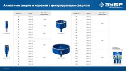 ЗУБР АГК, d 8 мм, (трехгр. хвост, Р60), алмазное трубчатое сверло, Профессионал (29850-08) - 10
