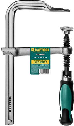 KRAFTOOL  Forge FF-200/100, 100 х 200 мм, цельнокованая струбцина F (32014-100-200) - 2