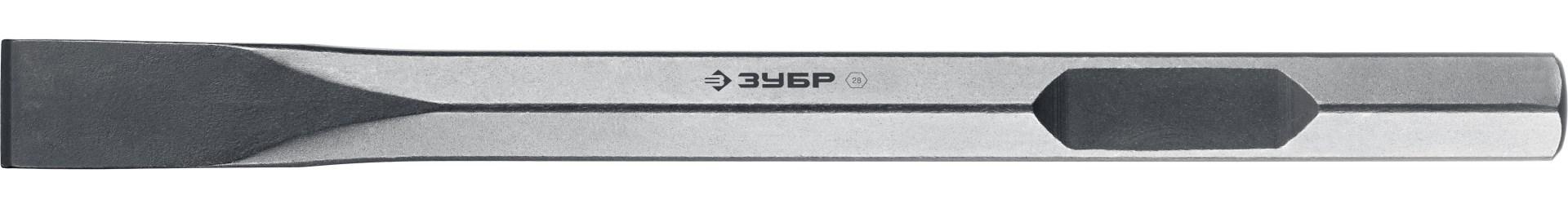 ЗУБР Буран, 35 х 400 мм, HEX 28, плоское зубило (29372-35-400)