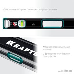 KRAFTOOL A-RATE CONTROL, 1000 мм, точность 0.3 мм/м, с зеркальным глазком, сверхпрочный магнитный уровень (34988-100) - 6