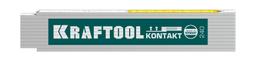 KRAFTOOL PRO-90 Kontakt, 2.4 м, профессиональный складной деревянный метр (34729) - 6