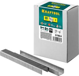 KRAFTOOL тип 21GA (80/Pr A/Senco AT) 8 мм, 5000 шт, скобы для степлера (31780-8) - 1
