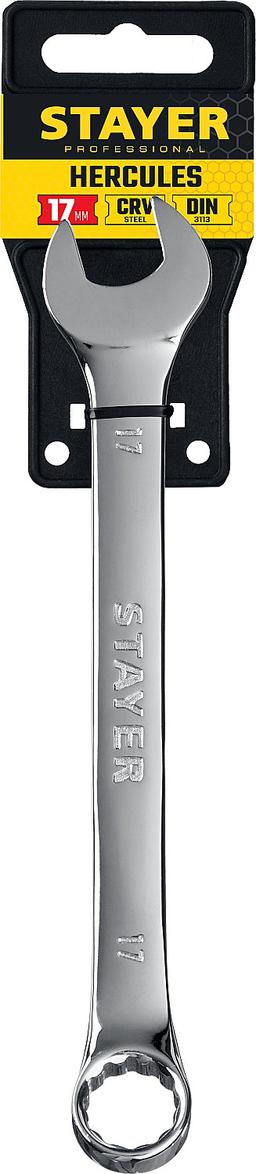 STAYER HERCULES, 17 мм, комбинированный гаечный ключ, Professional (27081-17) - 2