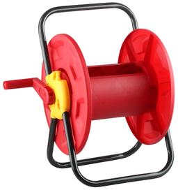 GRINDA  для шлангов 60 м x 1/2", стальные опоры, пластиковый барабан, катушка для шлангов (8-428410) - 1