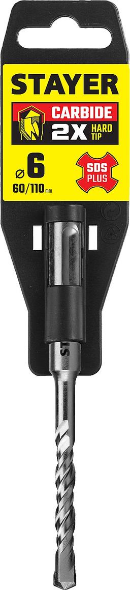 STAYER 6 x 110 мм, SDS-plus бур, Professional (2930-110-06) - 2